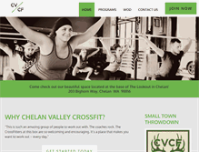 Tablet Screenshot of chelanvalleycrossfit.com